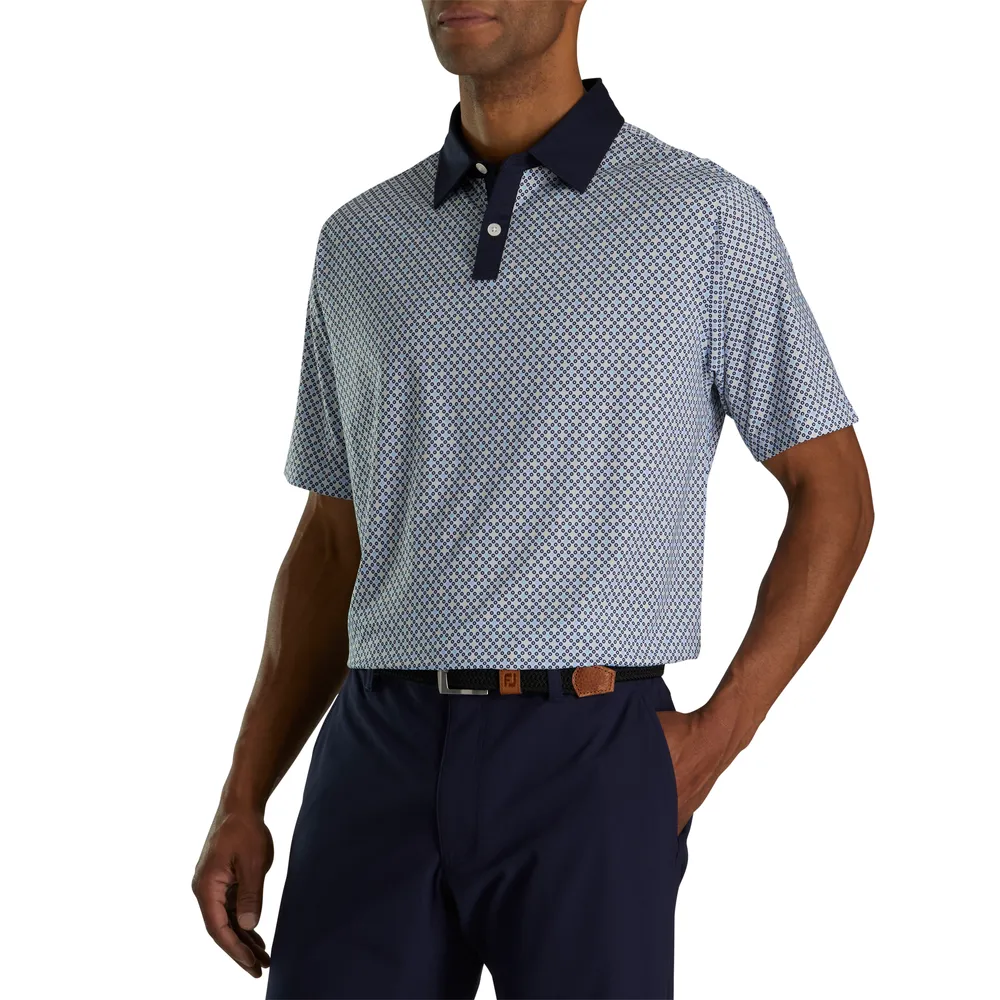 Footjoy flower sale print golf shirt